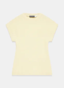 Hot Butter Wool Blend Longline Knit Top Knitted Tops|Knitted Tops