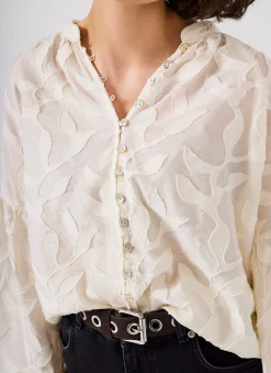 Best Floral Jacquard Blouse Shirts & Blouses