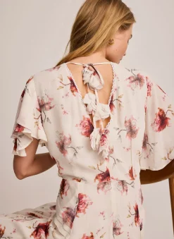 Clearance Floral Print Midi Dress Summer Dresses|Midi Dresses
