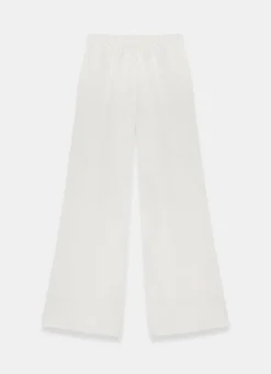 Outlet Cream Jersey Pintuck Super Soft Joggers Leggings & Joggers|Trousers
