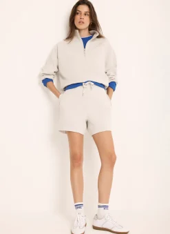 Clearance Cream Jersey Super Soft Shorts Shorts|Trousers