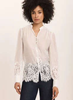 Best Lace Detail Blouse Shirts & Blouses