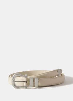 Clearance Leather Slim Belt Belts