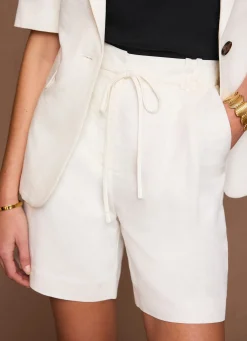 Sale Linen Tailored Shorts Shorts|Trousers