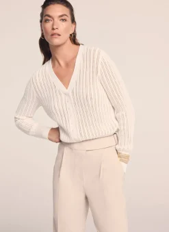 Online Cream Open Knit Top Jumpers|Jumpers & Cardigans