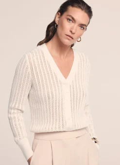 Online Cream Open Knit Top Jumpers|Jumpers & Cardigans