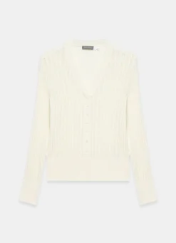 Online Cream Open Knit Top Jumpers|Jumpers & Cardigans