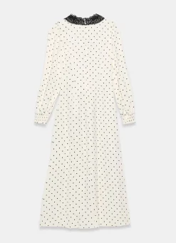 Online Polka Dot Tie Maxi Dress Maxi Dresses