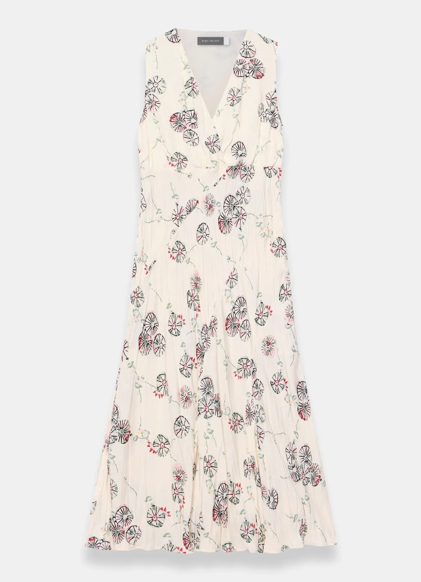 Sale Printed Crinkle Midi Dress Summer Dresses|Midi Dresses