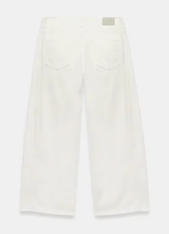 Discount Cream Relaxed Wide Leg Jeans Jeans|Wide Leg Jeans