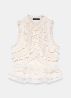 Outlet Ruffle Detail Top Mv Limited|All Tops