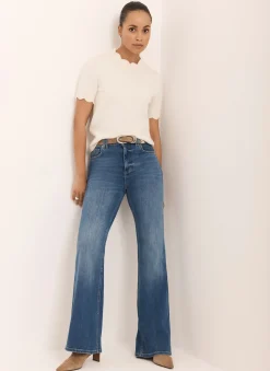 Online Scallop Knit Top Knitted Tops|Knitted Tops