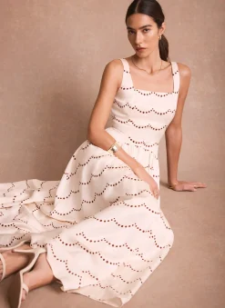 New Spot Print Maxi Dress Occasion Dresses|Occasion Dresses