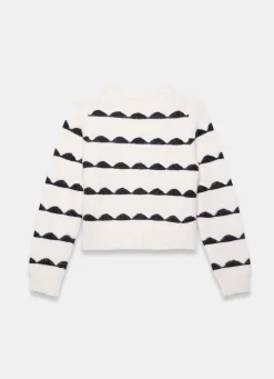 Outlet Cream Wool Blend Bow Detail Cardigan Cardigans|Jumpers & Cardigans