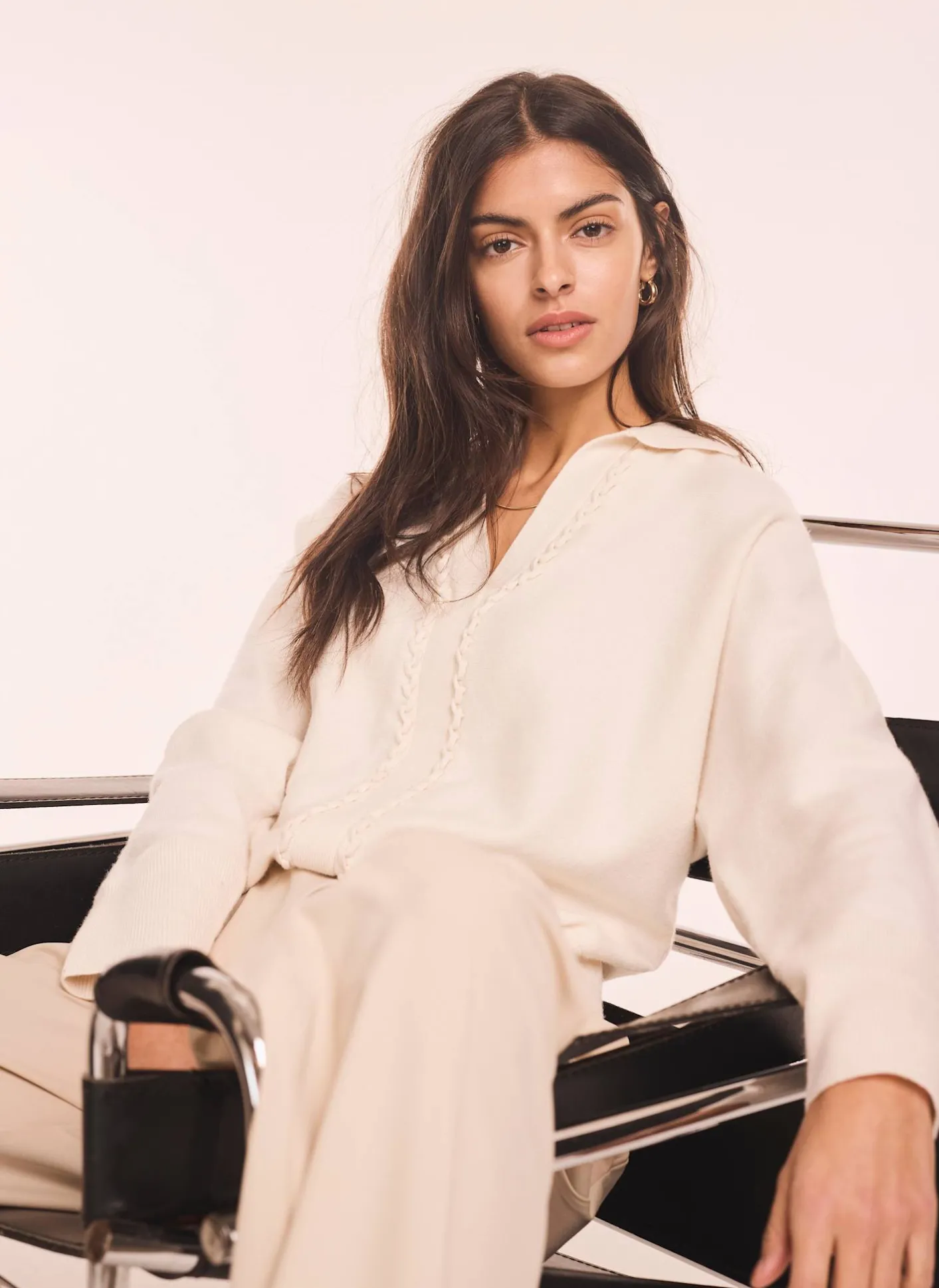 Hot Cream Wool Blend Knit Jumper Jumpers|Jumpers & Cardigans