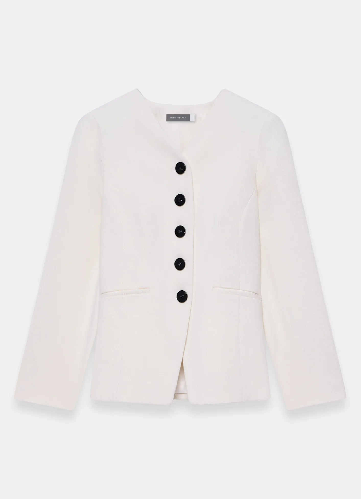 Clearance Wool Blend Sculpted Jacket Jackets