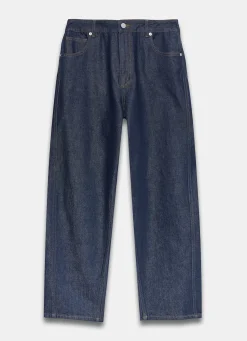 Hot Dark Indigo Barrel Leg Jeans Barrel & Balloon Jeans