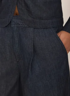 Best Dark Indigo Tailored Wide Jeans Jeans|Wide Leg Jeans