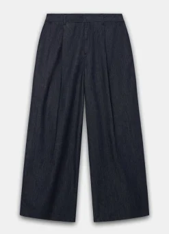 Best Dark Indigo Tailored Wide Jeans Jeans|Wide Leg Jeans