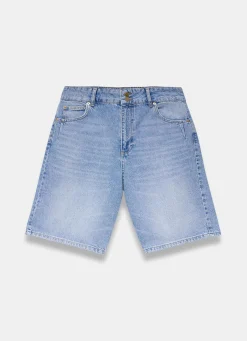 Hot Denim Mid Length Shorts Shorts|Trousers