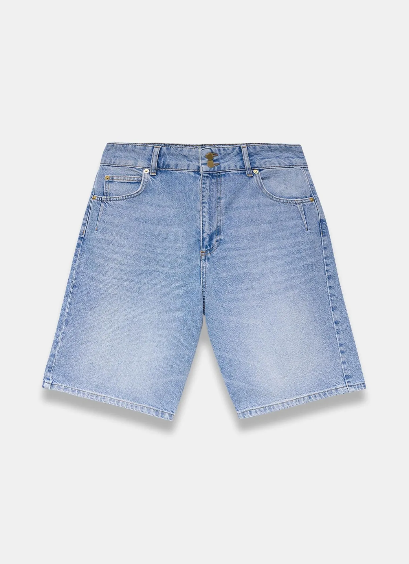Hot Denim Mid Length Shorts Shorts|Trousers