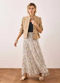 Clearance Floral Print Maxi Skirt Maxi Skirts|Skirts
