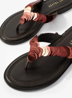 Sale Freya Pearl Detail Flip Flop Sandals Sandals