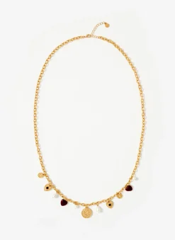 Best Tone Multi Charm Necklace Jewellery|Jewelry