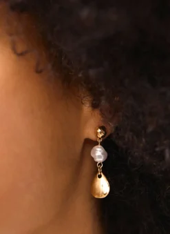Tone Pearl Drop Earrings Jewellery|Jewelry