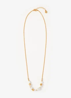New Tone Pearl Long Necklace Jewellery|Jewelry