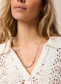 New Tone Pearl Long Necklace Jewellery|Jewelry