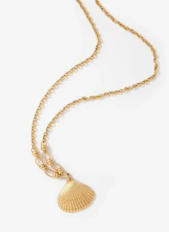 Clearance Tone Shell Pendant Necklace Jewellery|Jewelry