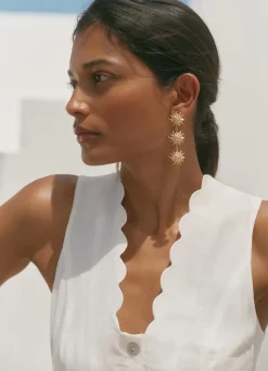 Clearance Tone Sun Drop Earrings Jewellery|Jewelry