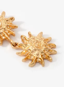 Clearance Tone Sun Drop Earrings Jewellery|Jewelry