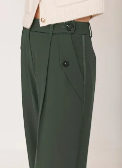 Tailored Wide Trousers Wide Leg Trousers|Trousers
