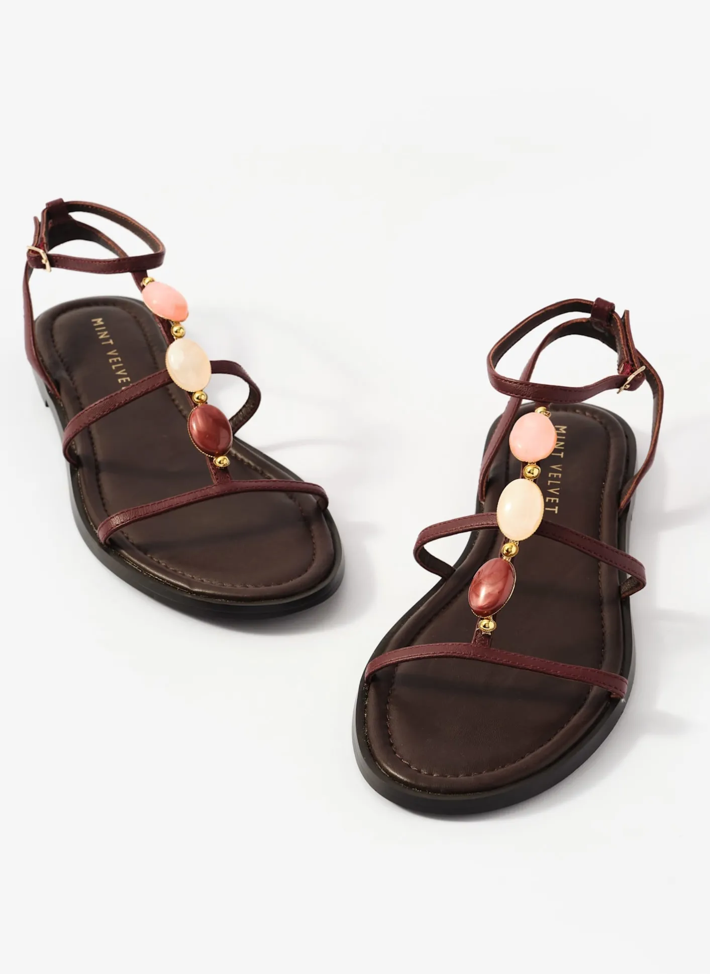 Hot Hana Leather Strappy Sandals Sandals