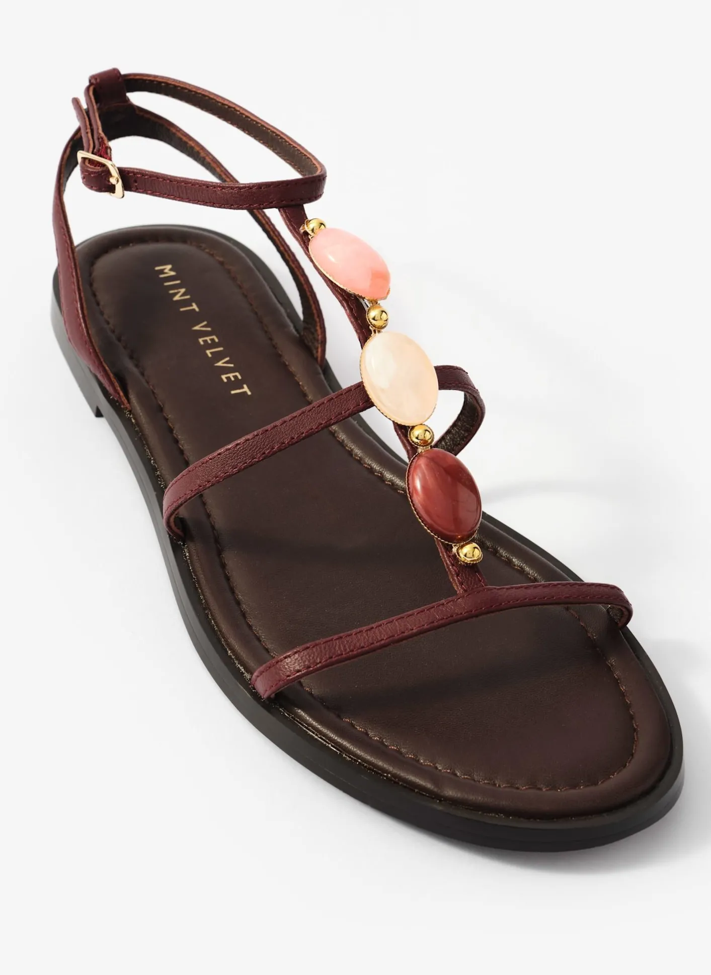 Hot Hana Leather Strappy Sandals Sandals