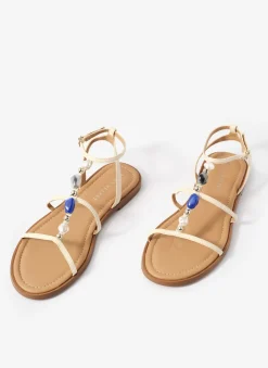 Online Hana Leather Strappy Sandals Sandals