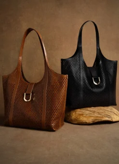 Online Harlow Leather Tote Bag Bags