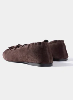 Discount Indie Suede Loafers Flat Shoes