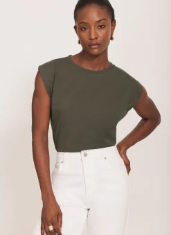 Sale Cotton Extended Shoulder T-Shirt T-Shirts|T-Shirts