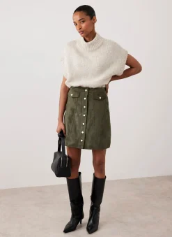 Sale Suede Mini Skirt Mini Skirts|Skirts