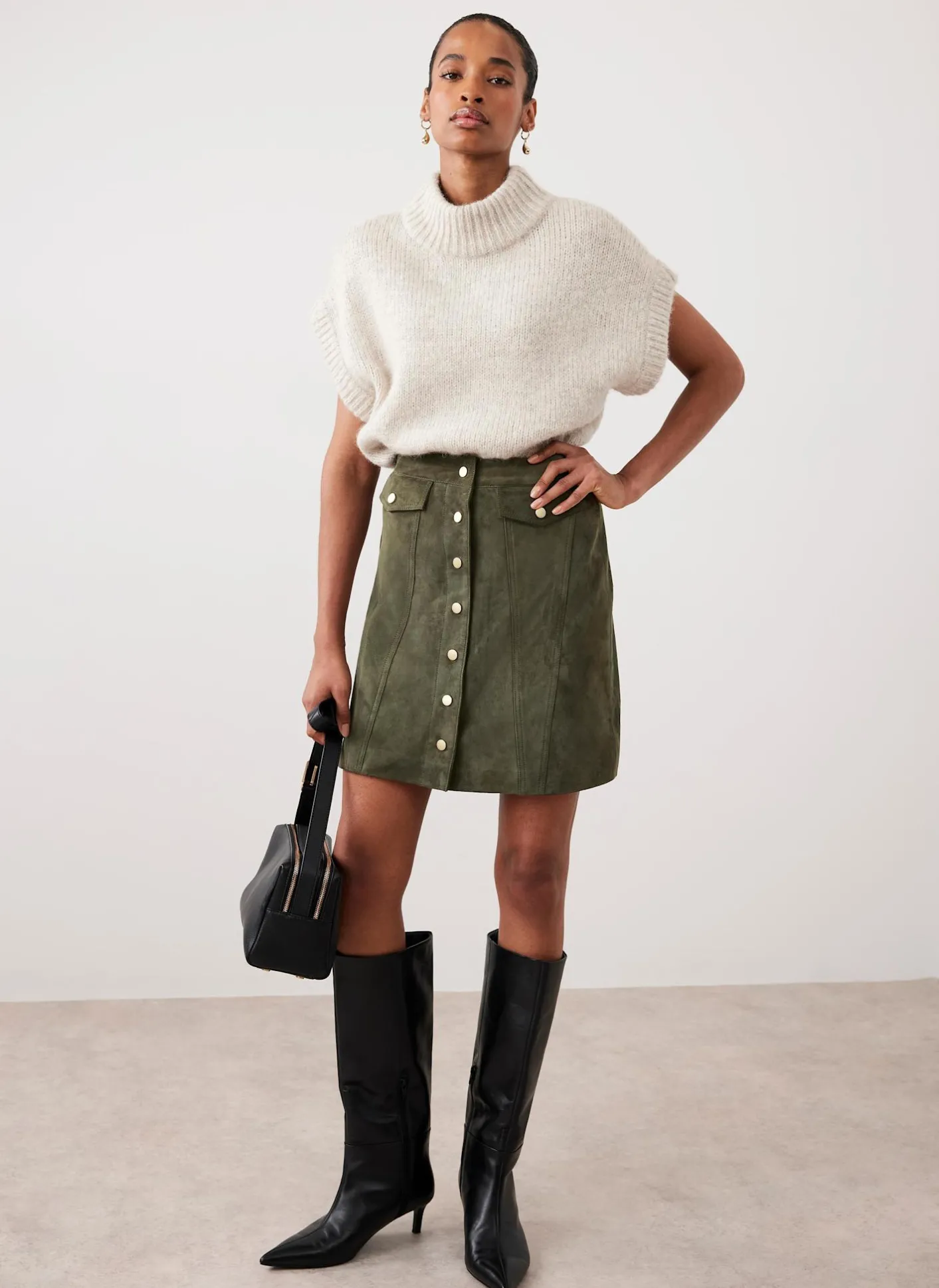Sale Suede Mini Skirt Mini Skirts|Skirts
