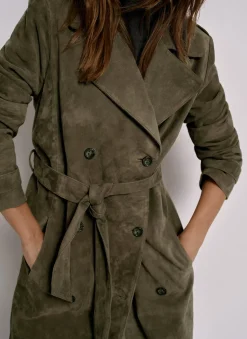 Sale Suede Trench Coat Jackets|Leather & Suede Jackets