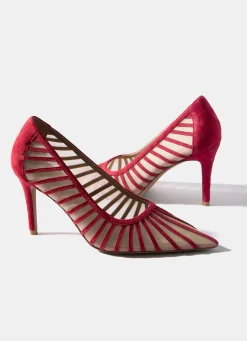 Online Kya Caged Court Shoe Heels|Heels