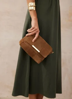 Hot Lara Suede Woven Crossbody Bag Bags