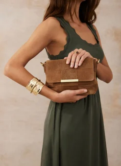 Hot Lara Suede Woven Crossbody Bag Bags
