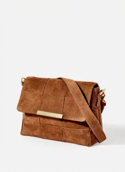 Hot Lara Suede Woven Crossbody Bag Bags