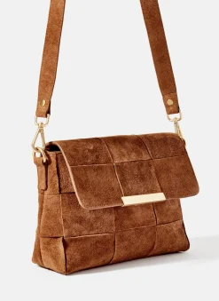 Hot Lara Suede Woven Crossbody Bag Bags