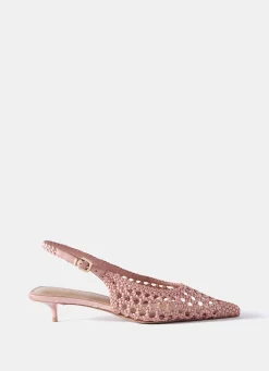 Best Lea Woven Kitten Heels Heels|Heels